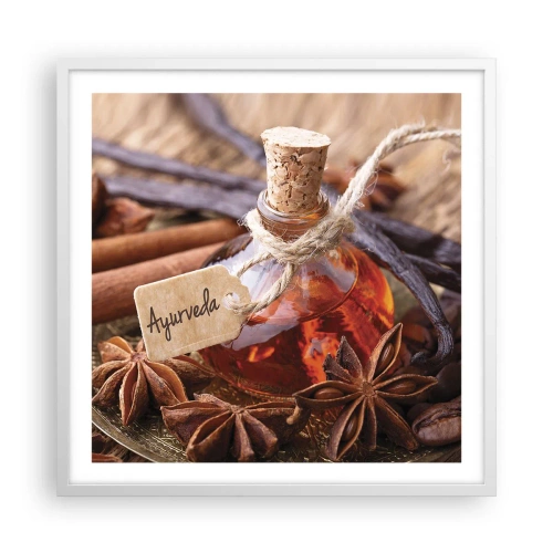 Plakat w białej ramie - Ku jedności ciała i ducha - 60x60 cm