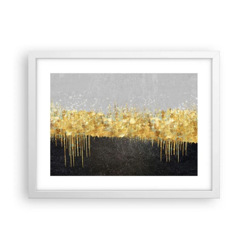 Plakat w białej ramie - W głąb i ku górze - 40x30 cm