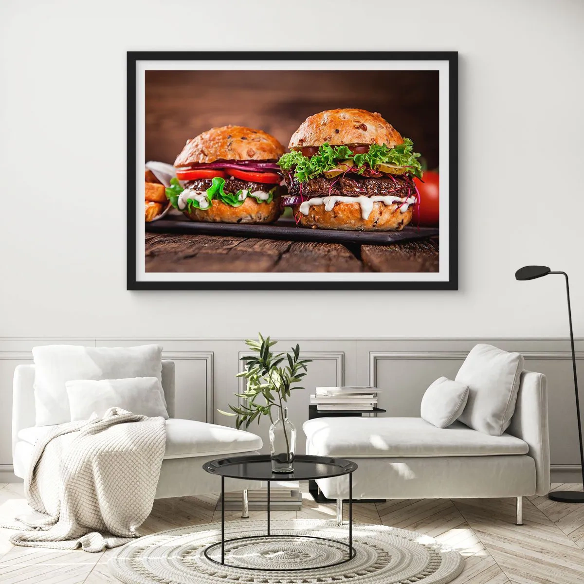 Plakat w czarnej ramie - American dream - 50x40 cm