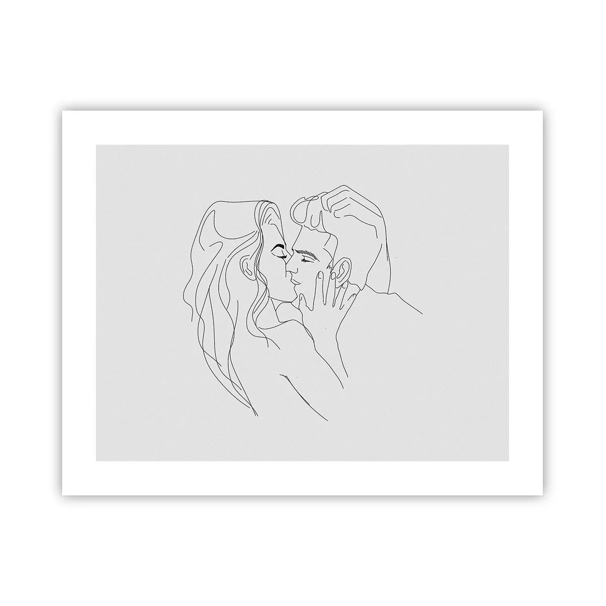 Plakat - Tą samą kreską - 50x40 cm