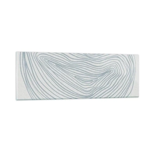 Obraz na szkle - Uśmiech kropli - 90x30 cm
