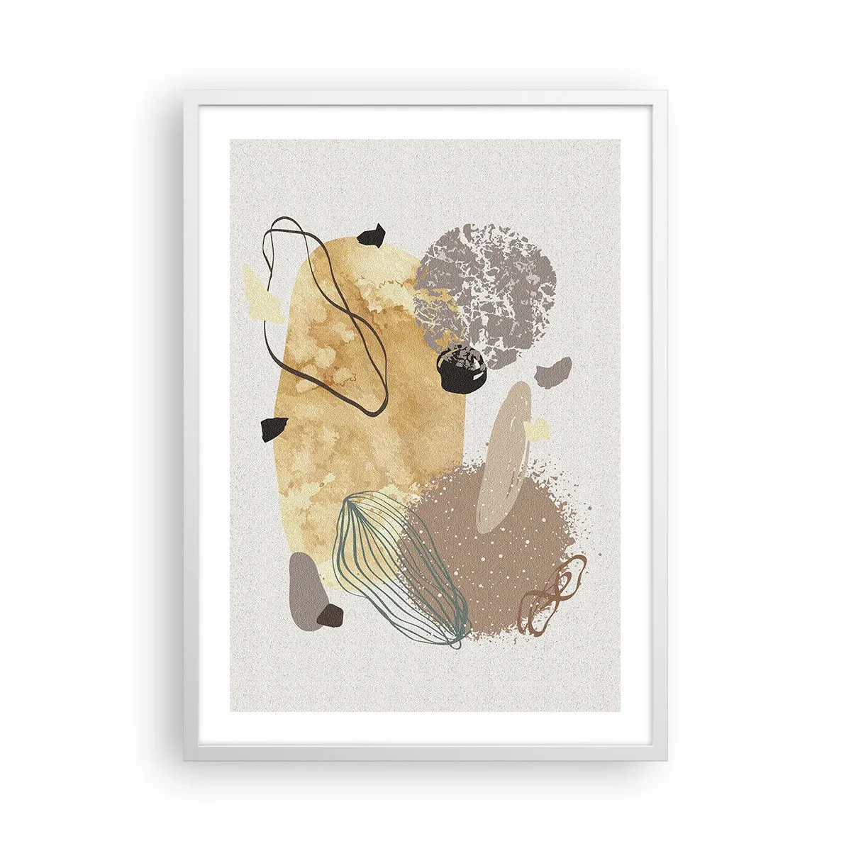 Plakat w białej ramie - Plumkologia stosowana - 50x70 cm