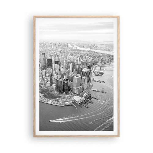 Plakat w ramie jasny dąb - Jak nie pokochać? - 70x100 cm