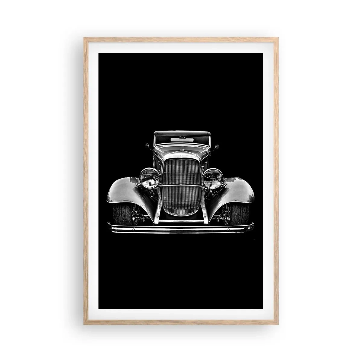 Plakat w ramie jasny dąb - Prawdziwy gentelman - 61x91 cm