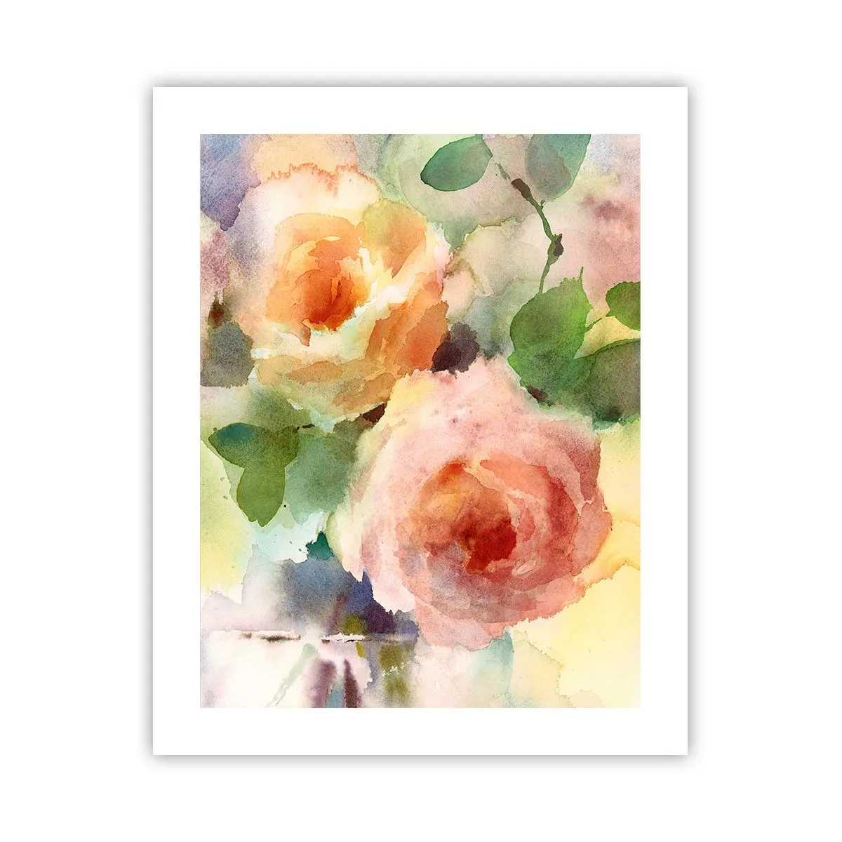 Plakat - Delikatne jak akwarela - 40x50 cm