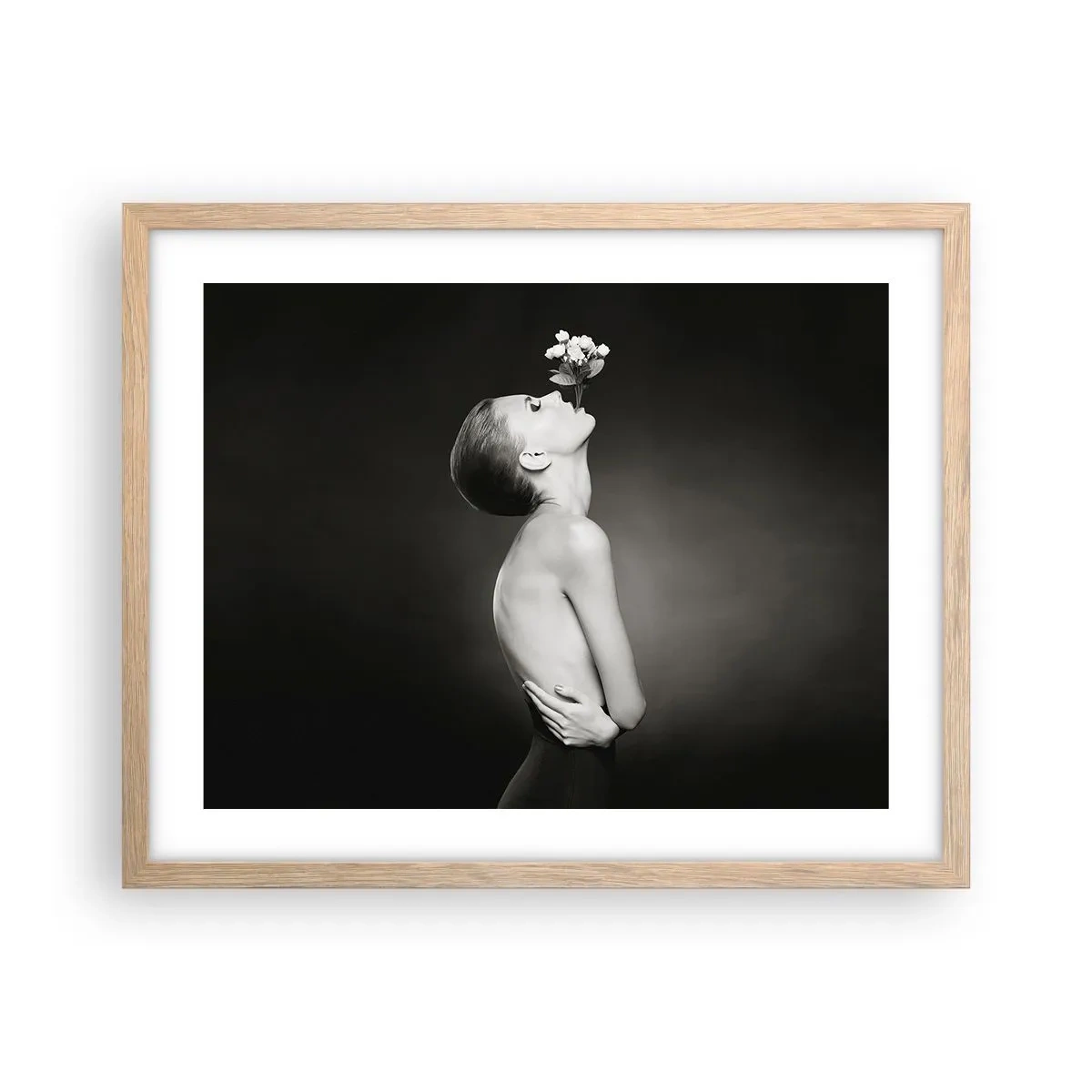 Plakat w ramie jasny dąb - Ekscentryczna elegancja - 50x40 cm