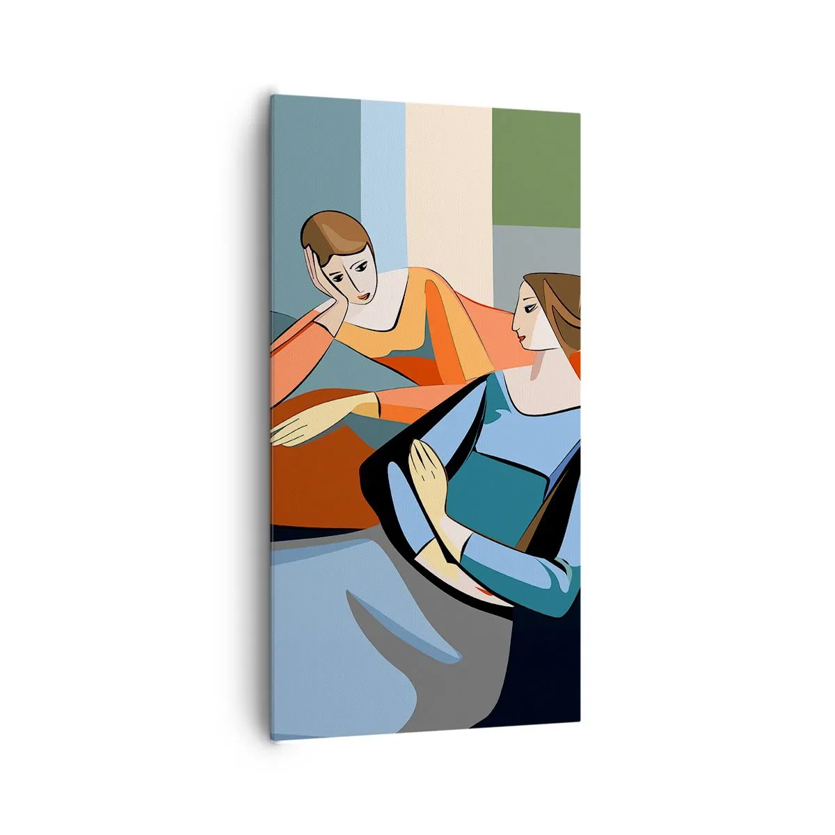 Obraz na płótnie - Chwila zwierzeń - 65x120 cm