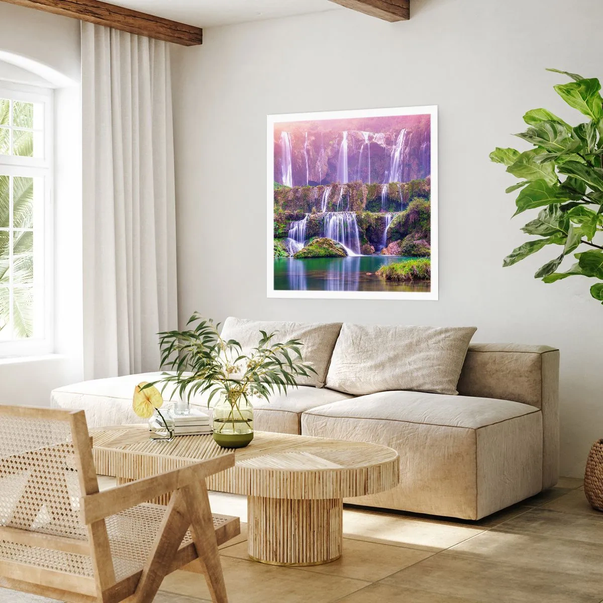 Plakat - Schody do nieba - 30x30 cm