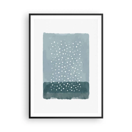 Plakat w czarnej ramie - Wyrosłe na błękicie - 70x100 cm