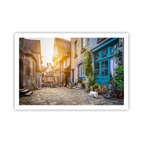 Plakat - Biały duch miasteczka - 91x61 cm