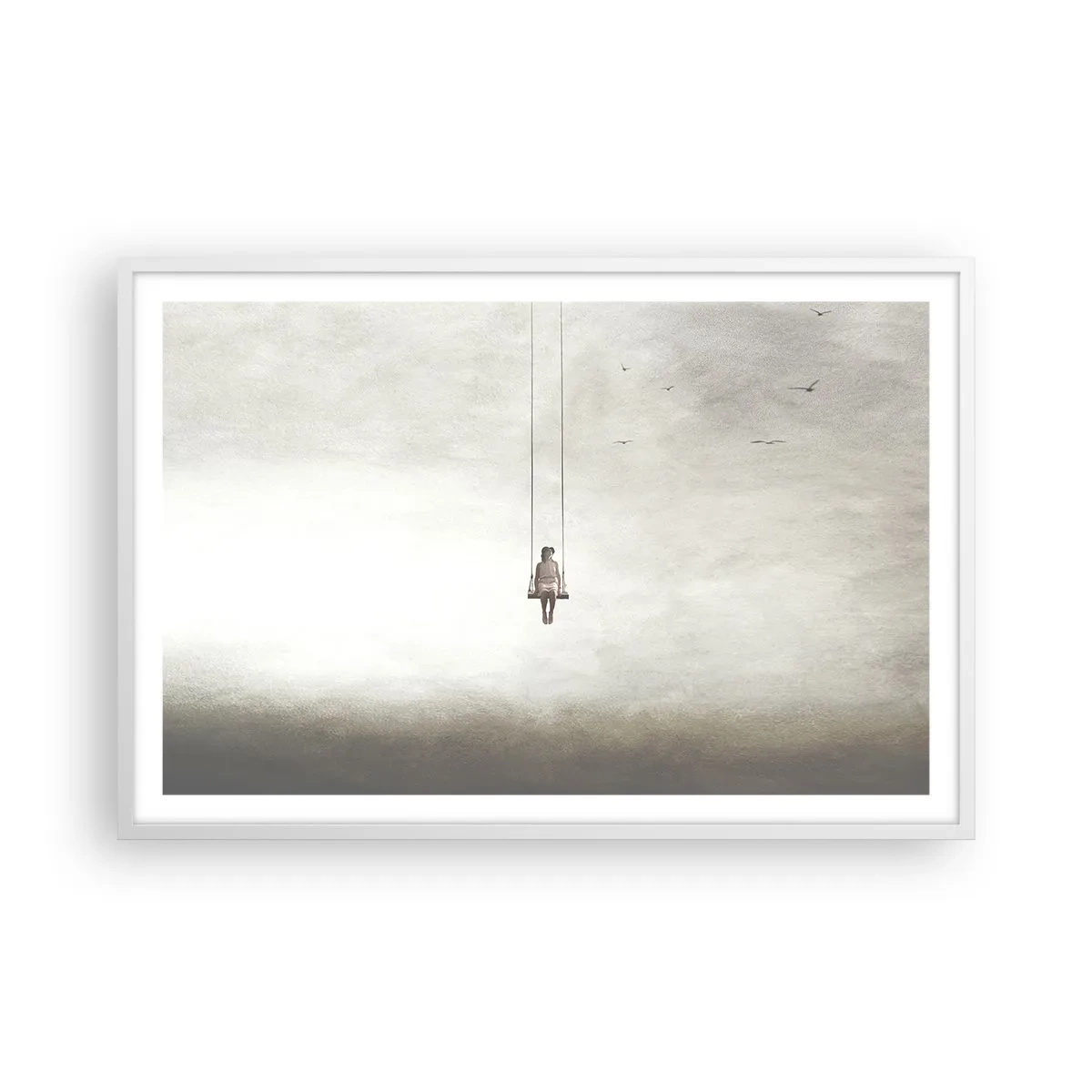 Plakat w białej ramie - Dziecko w nas - 91x61 cm