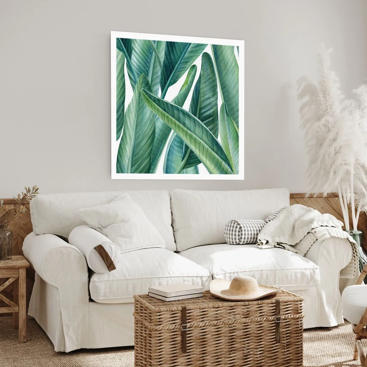 Plakat - Zieleń sama w sobie - 30x30 cm