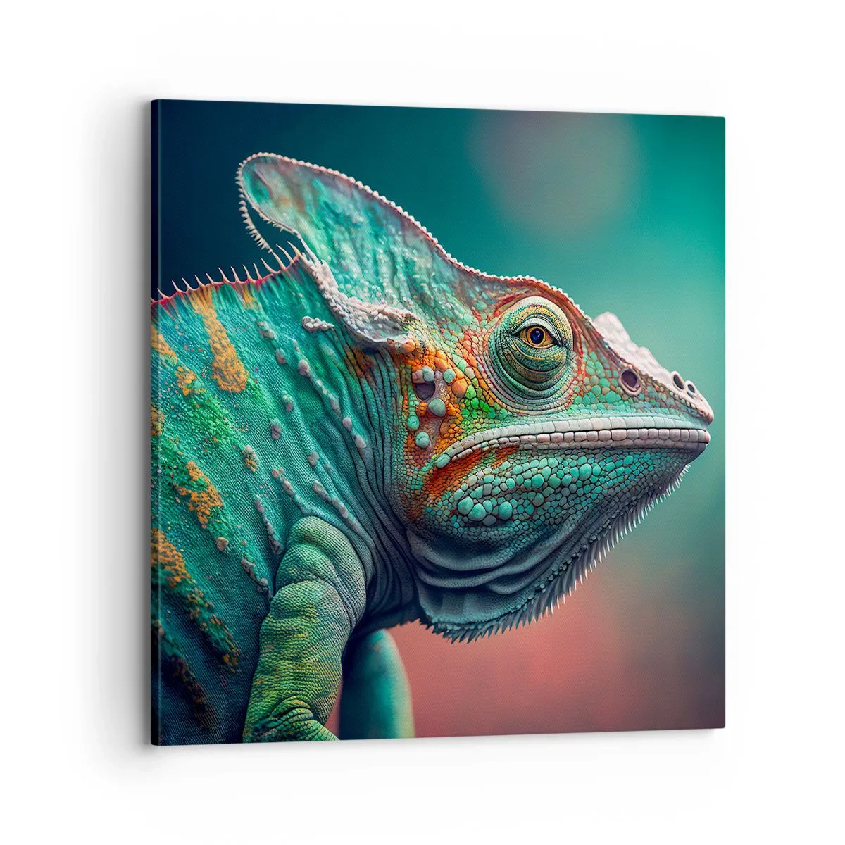 Obraz na płótnie - Widzisz mnie? Niedobrze… - 70x70 cm