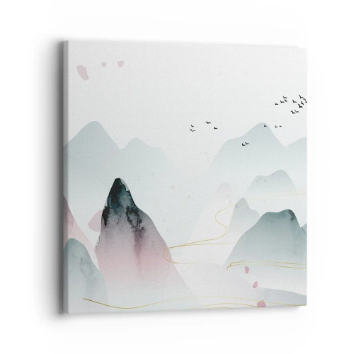 Obraz na płótnie - Ponad szczytami - 40x40 cm