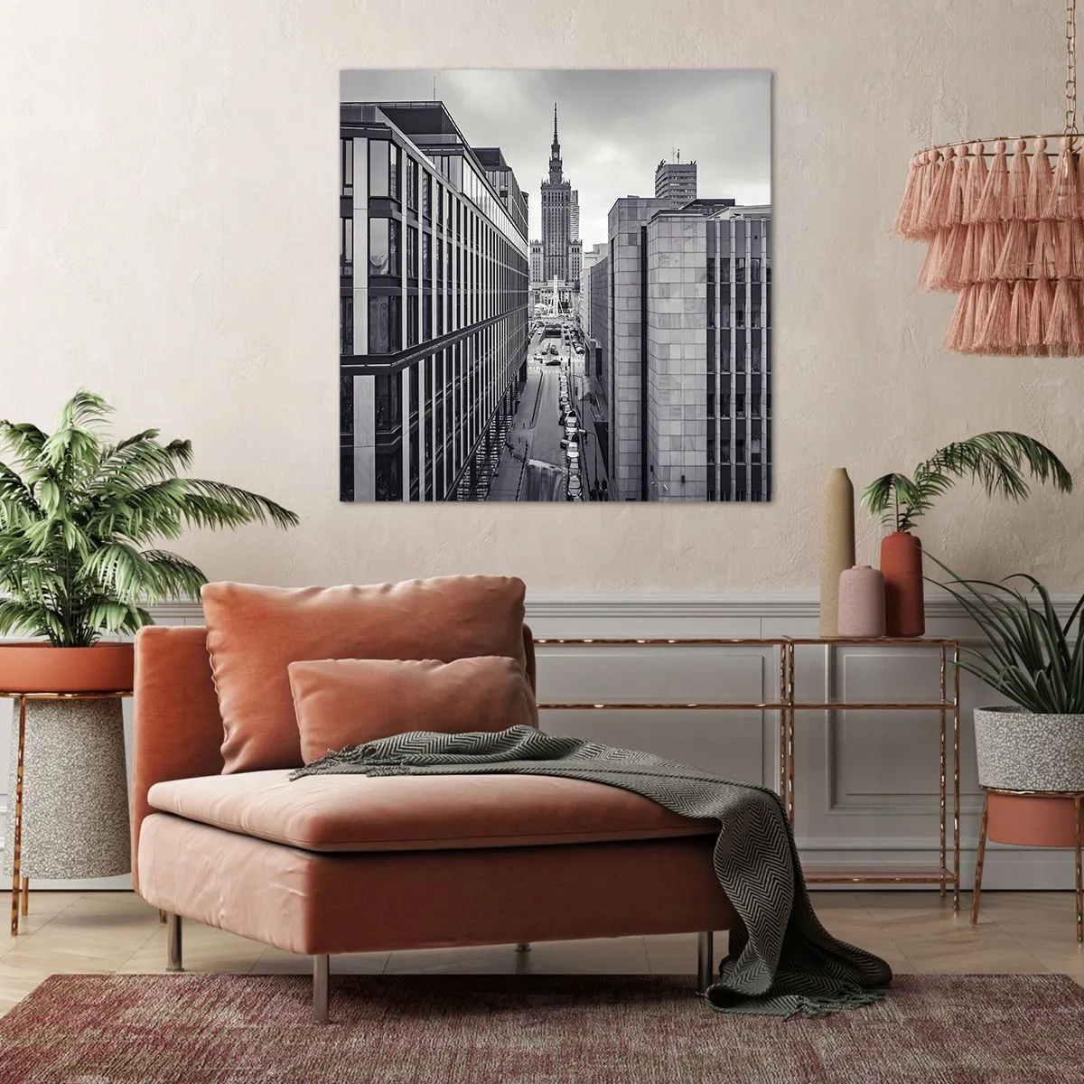 Obraz na płótnie - Warszawska dolina - 60x60 cm