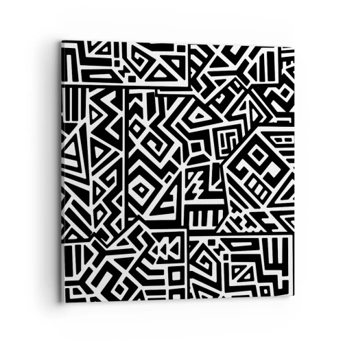 Obraz na płótnie - Kompozycja prekolumbijska - 70x70 cm