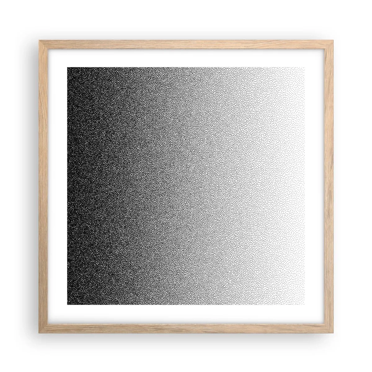 Plakat w ramie jasny dąb - W stronę światła - 50x50 cm