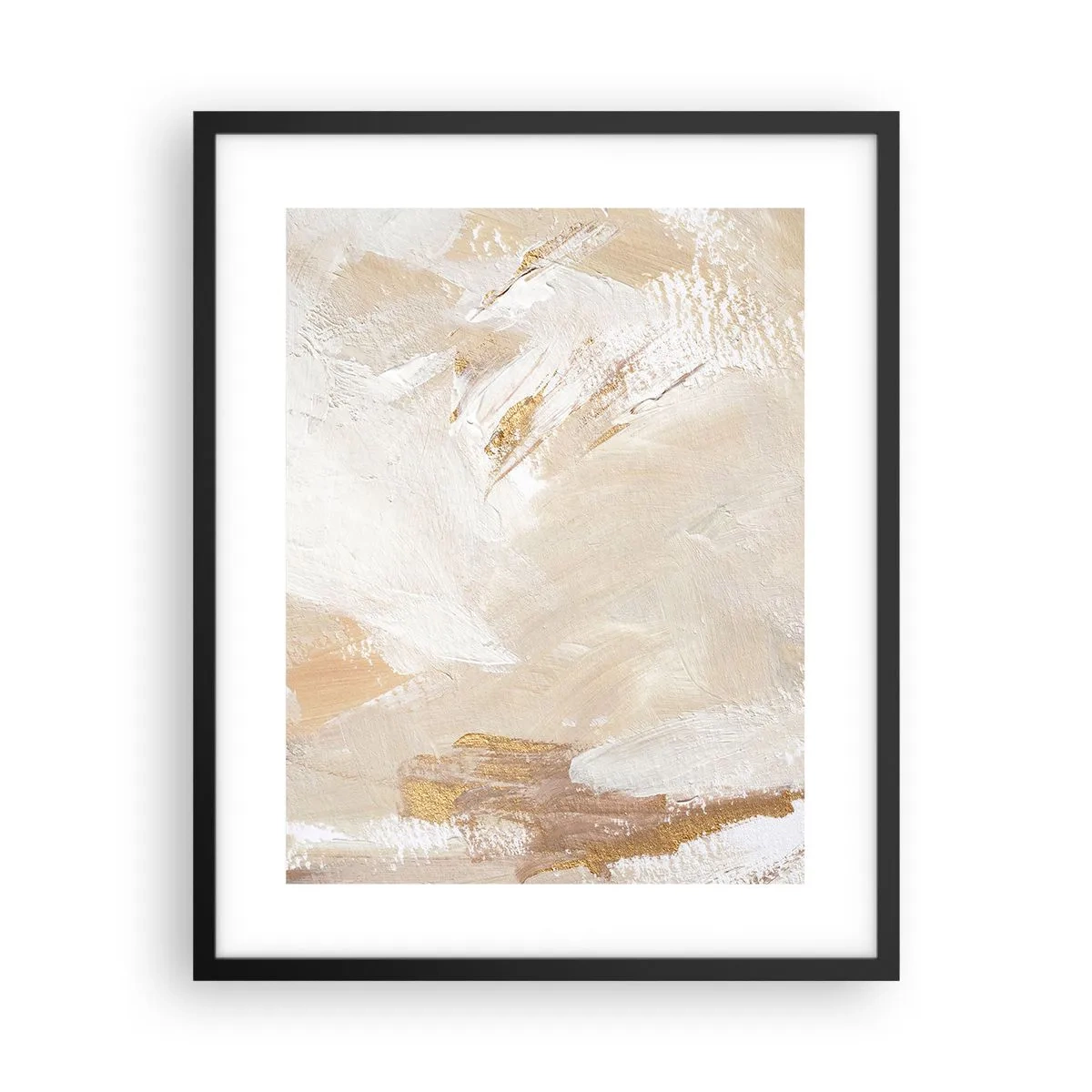 Plakat w czarnej ramie - Pastelowa kompozycja - 40x50 cm