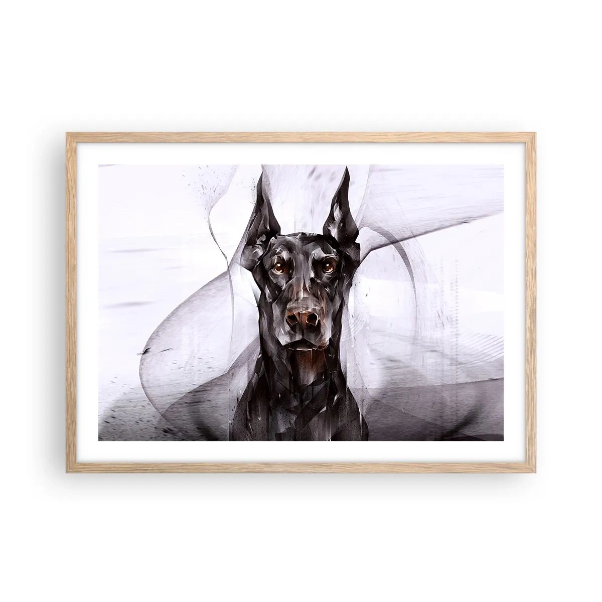 Plakat w ramie jasny dąb - Szlachetnie urodzony - 70x50 cm