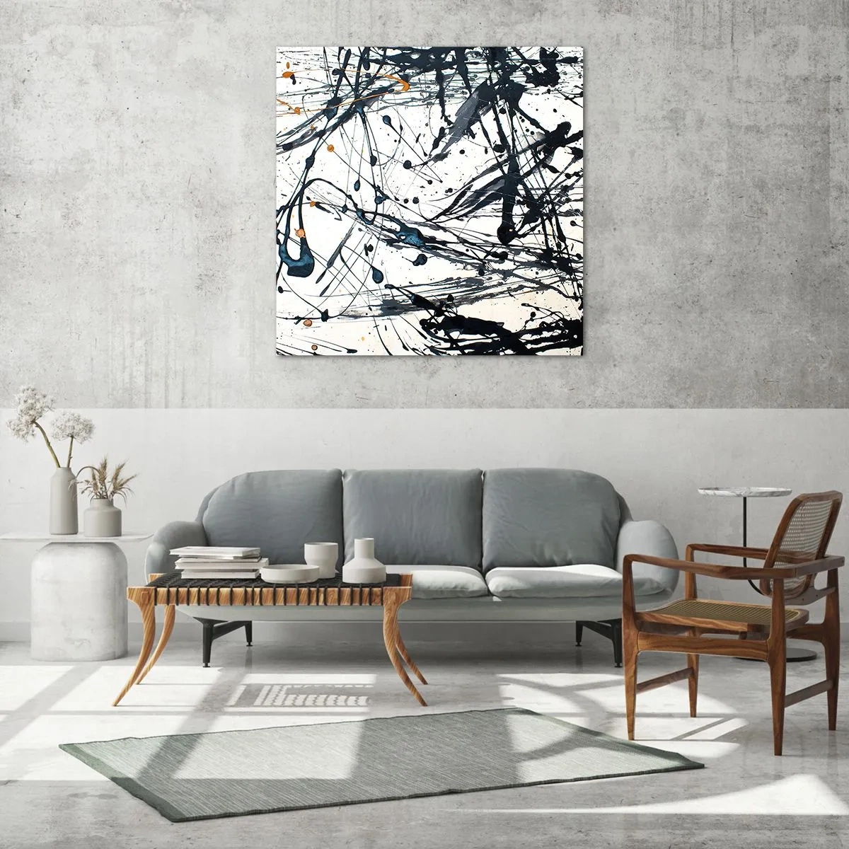 Obraz na szkle - Z sensem czy bez sensu? - 30x30 cm