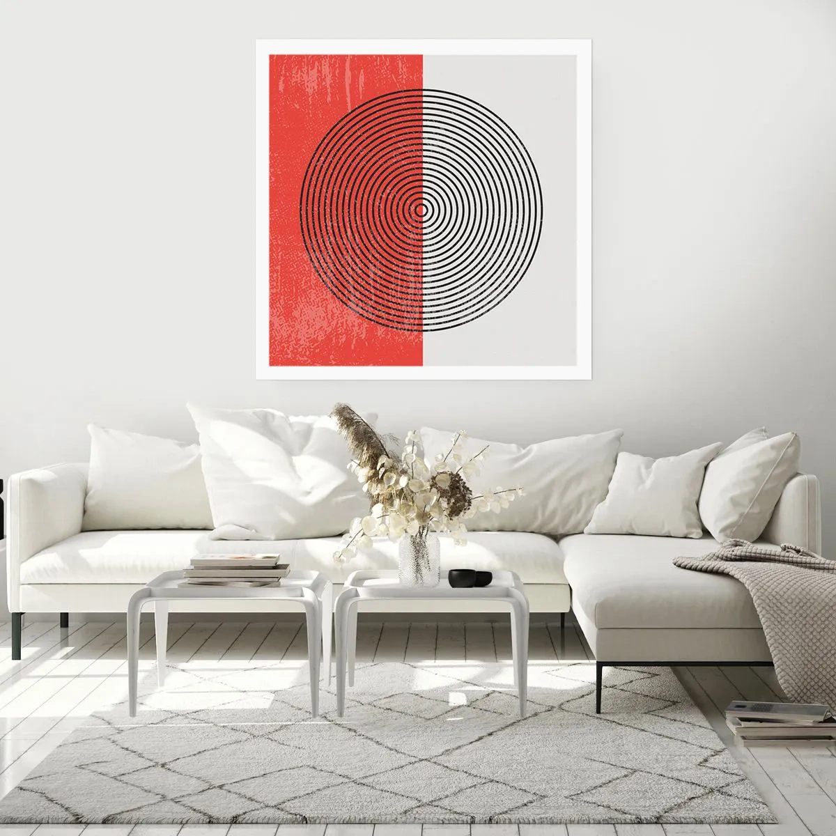 Plakat - W samo sedno - 50x50 cm