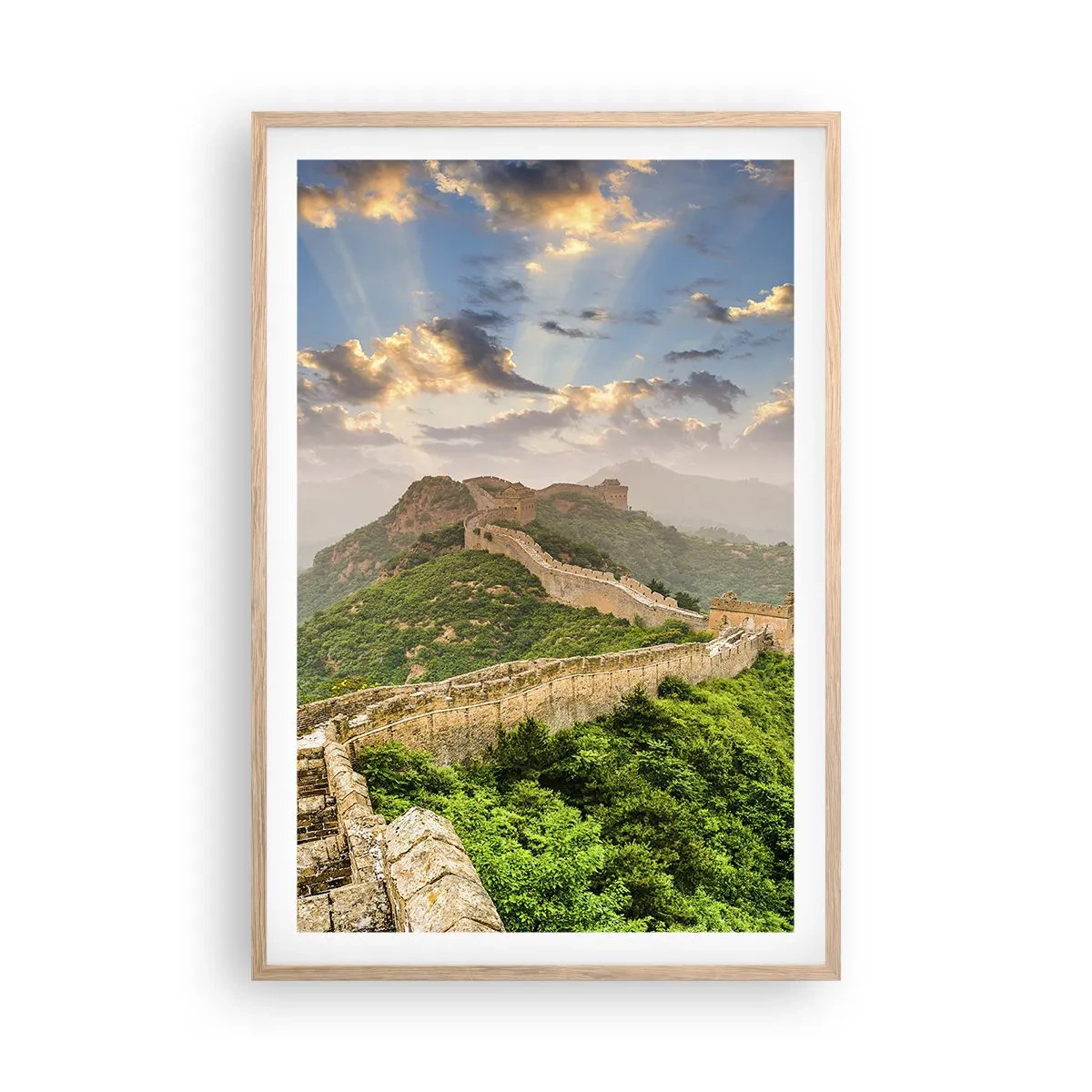 Plakat w ramie jasny dąb - Nieprzemijająca wielkość - 61x91 cm