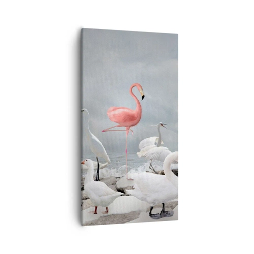 Obraz na płótnie - Skąd się tu wziąłem? - 55x100 cm