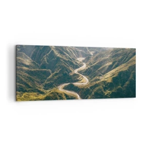 Obraz na płótnie - Prosto z serca gór - 100x40 cm
