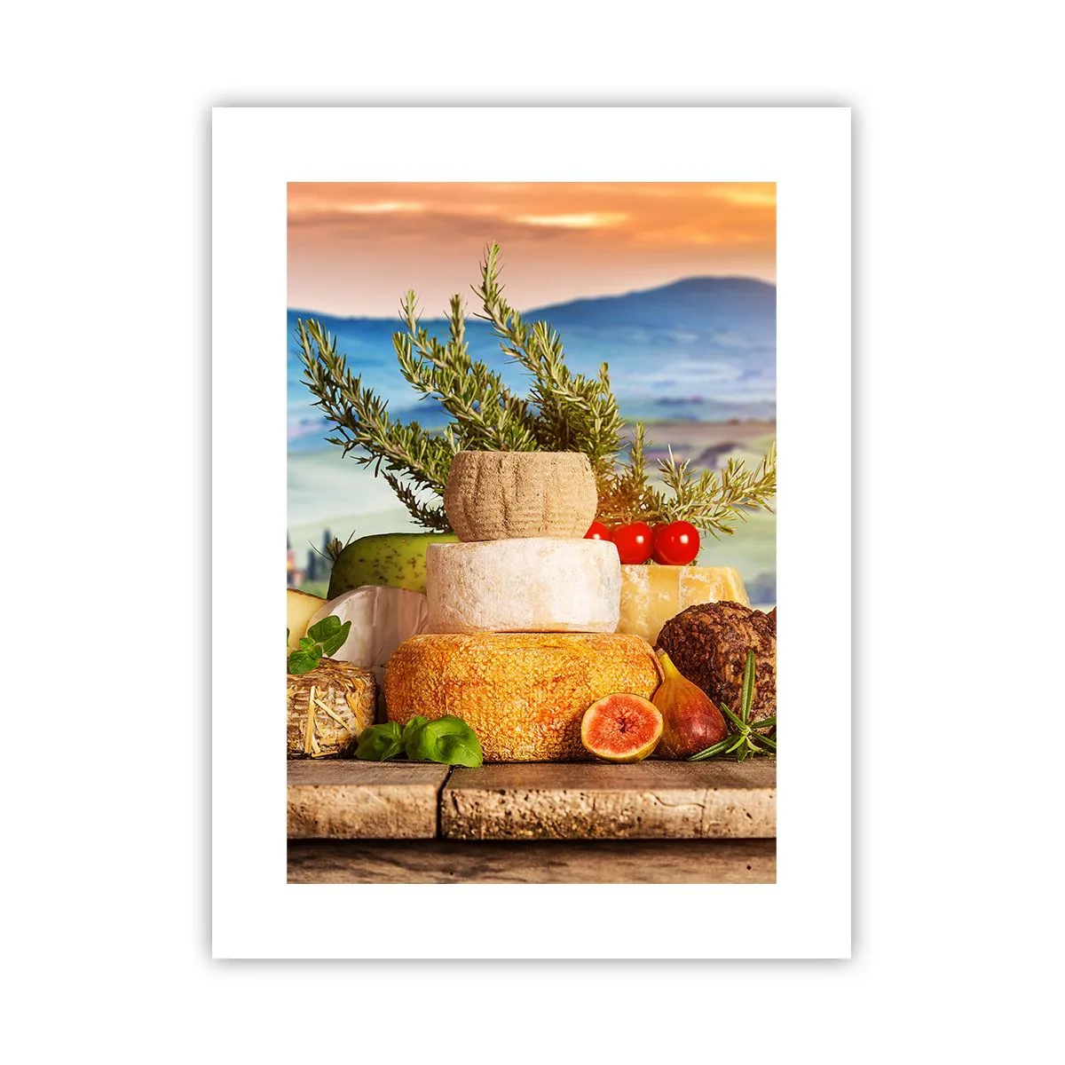 Plakat - Włoska radość życia - 30x40 cm