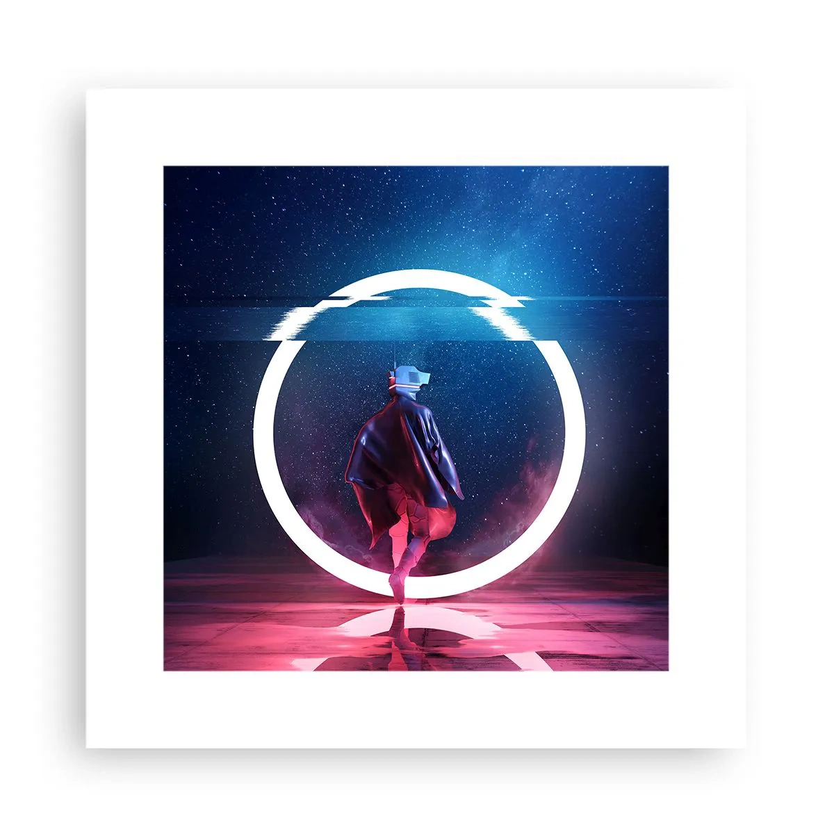 Plakat - Między światami - 30x30 cm