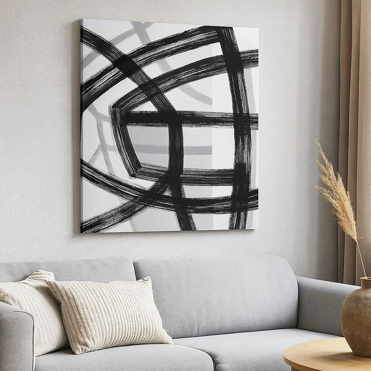 Obraz na płótnie - Budowanie głębi - 30x30 cm