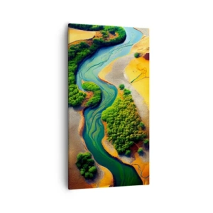 Obraz na płótnie - Życiodajna rzeka - 55x100 cm