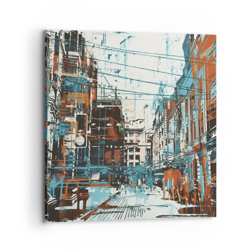 Obraz na płótnie - Przetarty miejski szlak - 70x70 cm
