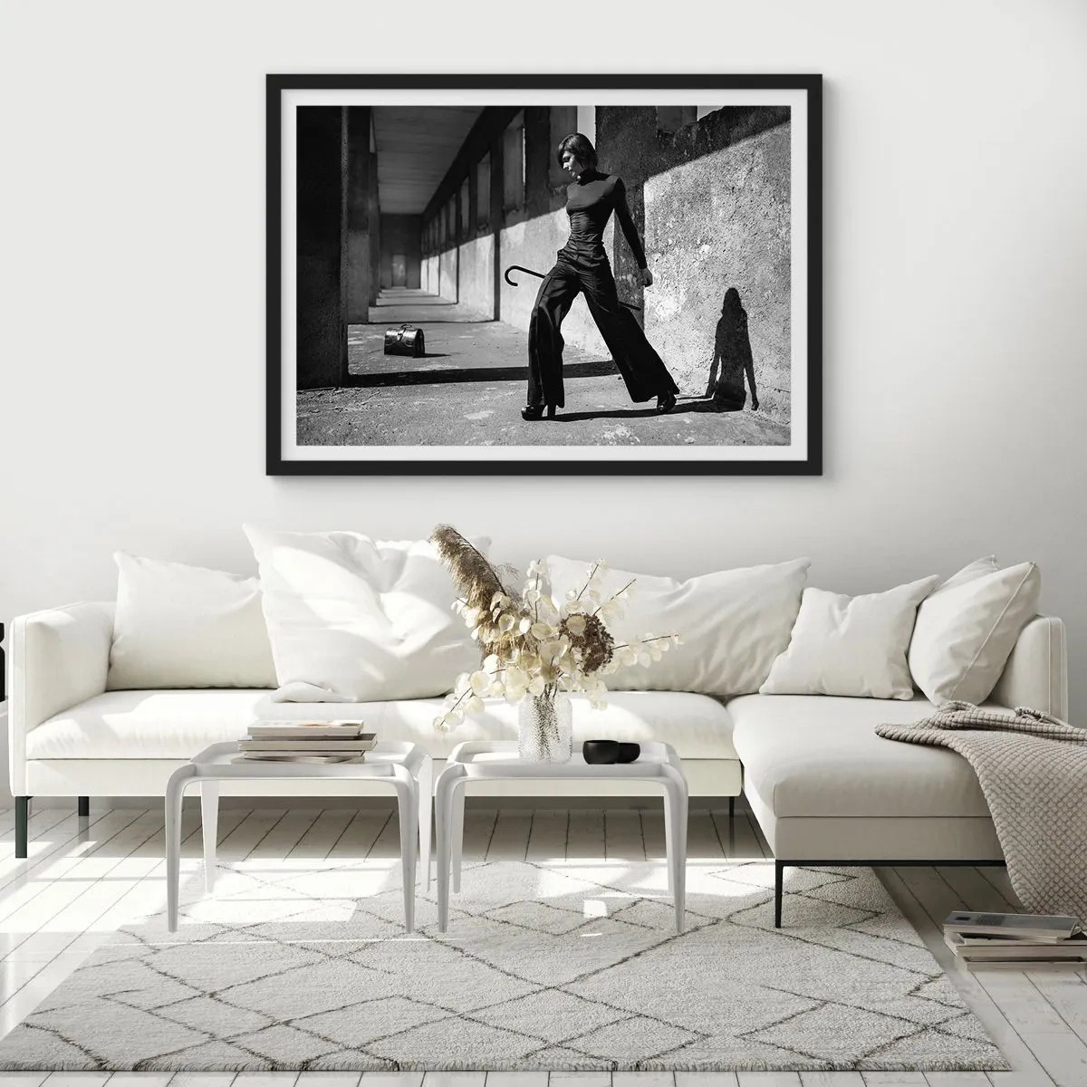 Plakat w czarnej ramie -  Miejska elegancja - 50x40 cm