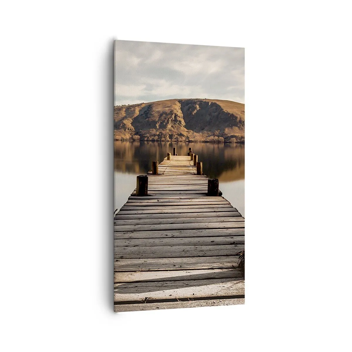 Obraz na płótnie - Pejzaż w ciszy - 65x120 cm