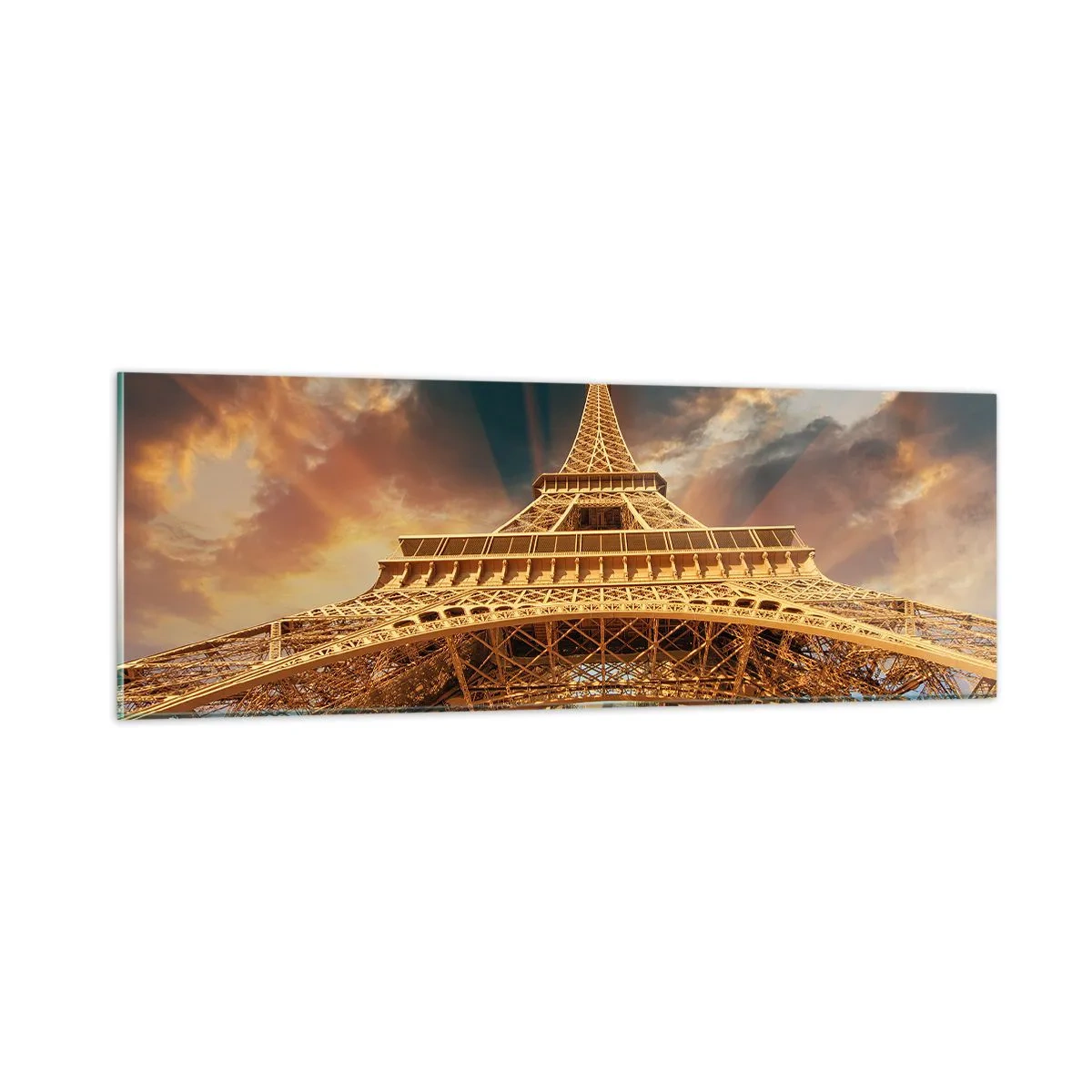 Obraz na szkle - Jak ludzkość sięgnęła nieba - 90x30 cm