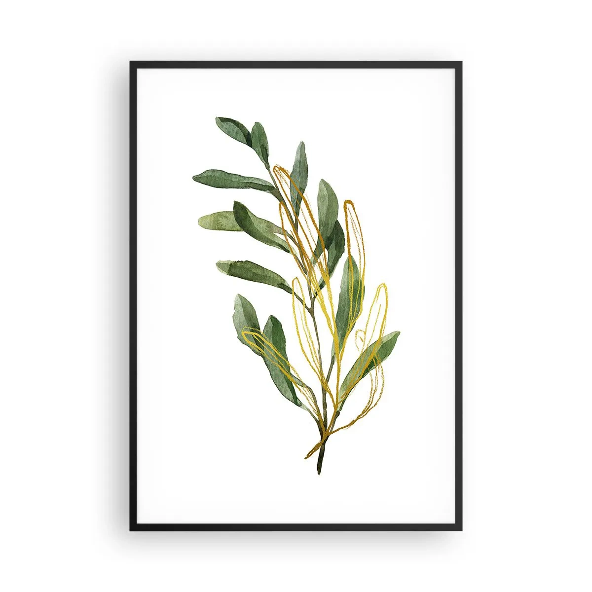 Plakat w czarnej ramie - Wszystko co dobre - 70x100 cm