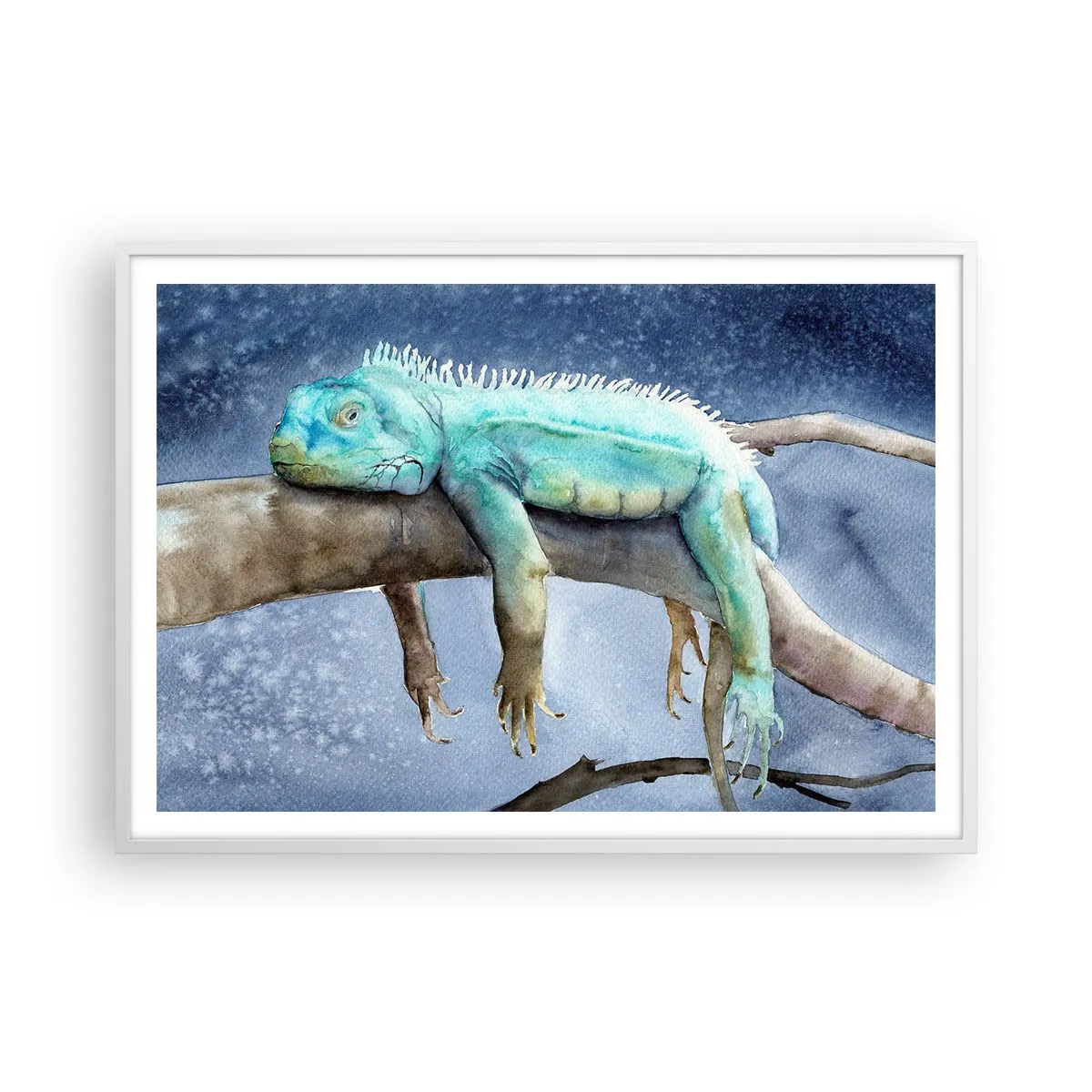 Plakat w białej ramie - Jest dobrze! - 100x70 cm