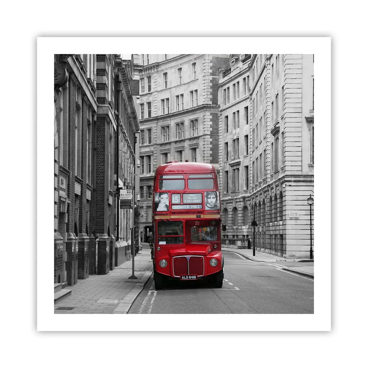 Plakat - Codzienność nie musi być szara - 60x60 cm