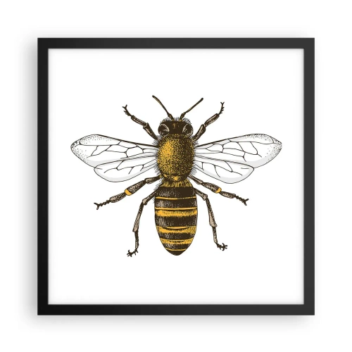 Plakat w czarnej ramie - Piękna i dobra - 40x40 cm