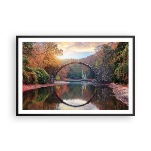 Plakat w czarnej ramie - Po drugiej stronie lustra - 91x61 cm