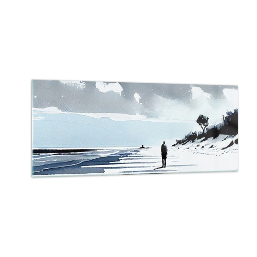 Obraz na szkle - Sam na sam - 100x40 cm