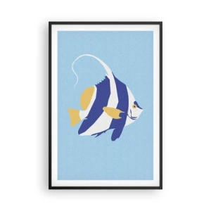 Plakat w czarnej ramie - Miss tropikalnych wód - 61x91 cm