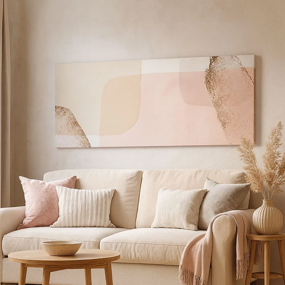 Obraz na płótnie - Spojrzenie przez kolor - 100x40 cm