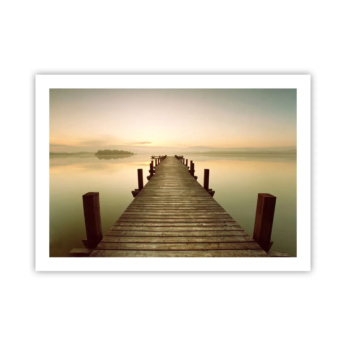 Plakat - Przedświt, świtanie, światło - 70x50 cm