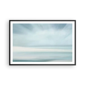 Plakat w czarnej ramie - Spokój aż po horyzont - 91x61 cm