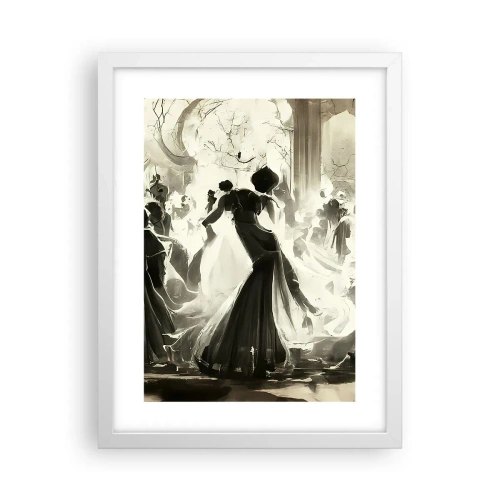 Plakat w białej ramie - Wielka maskarada - 30x40 cm