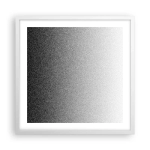 Plakat w białej ramie - W stronę światła - 50x50 cm