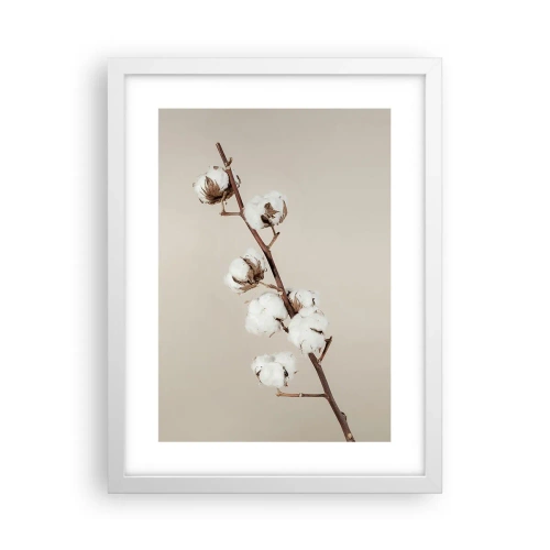 Plakat w białej ramie - U źródła miękkości - 30x40 cm