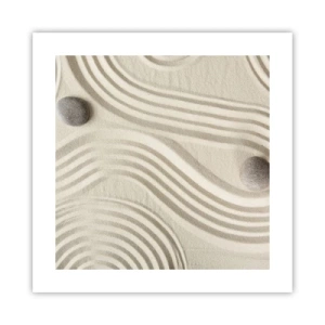 Plakat - Dotyk ciepła - 40x40 cm